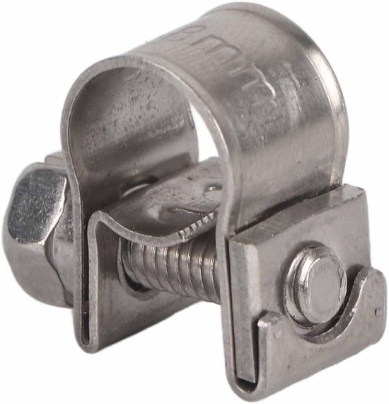 10pcs Stainless Steel Mini Fuel Line Pipe Hose Clamp 6mm To 20mm Optional Size, Tube, Hose, Barb, Fasten (6-8mm) - ShopVlot — afbeelding 2