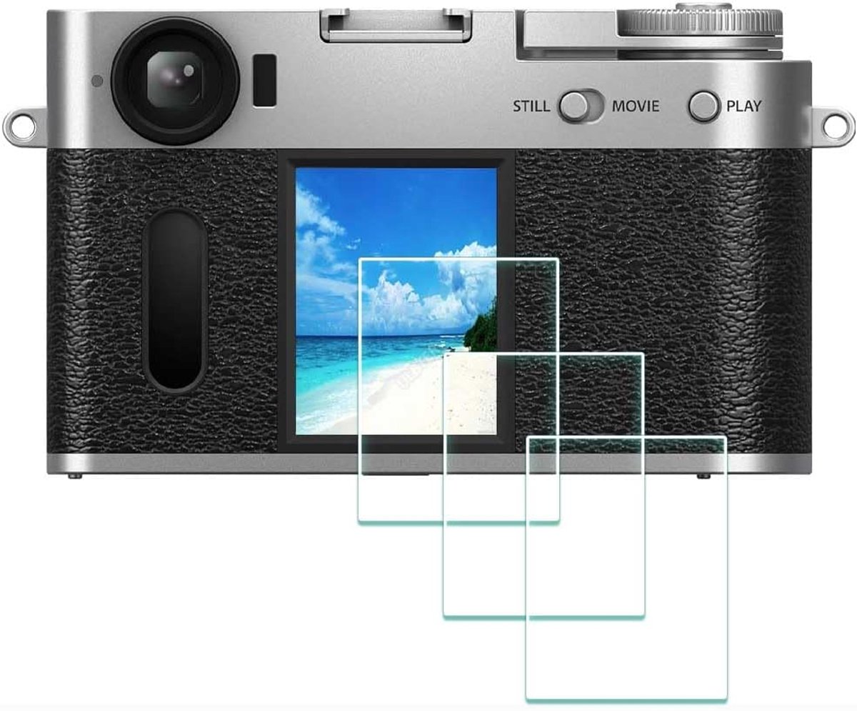 ULBTER [3 Pack Screen Protector Film for Fujifilm X Half Fuji X-Half Accessories, 9H Hardness LCD Tempered Glass - ShopVlot