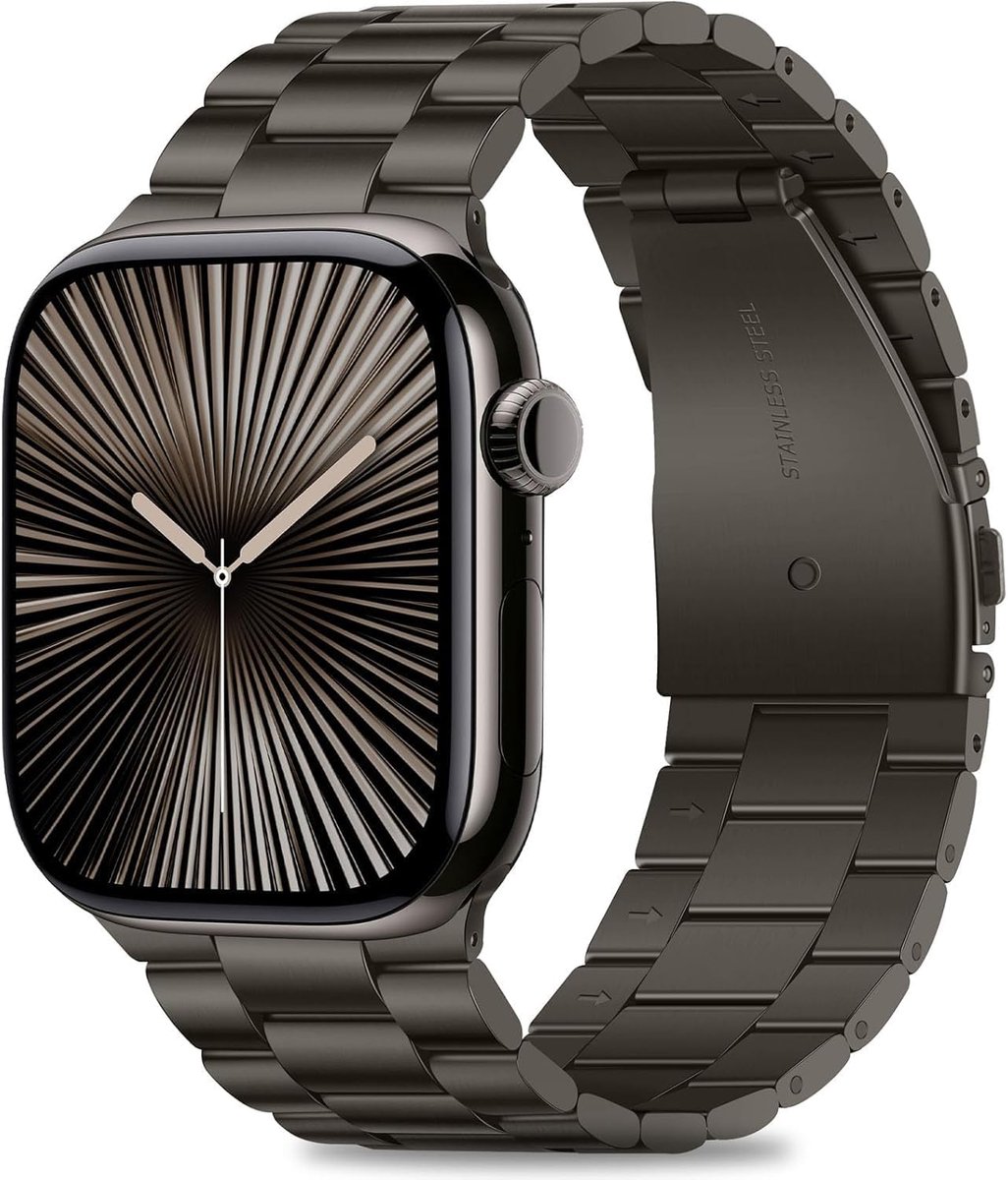 HITZEE Metalen armbanden compatibel met Apple Watch armband 49 mm, 46 mm, 45 mm, 44 mm, 42 mm, 41 mm, 40 mm, 38 mm - ShopVlot