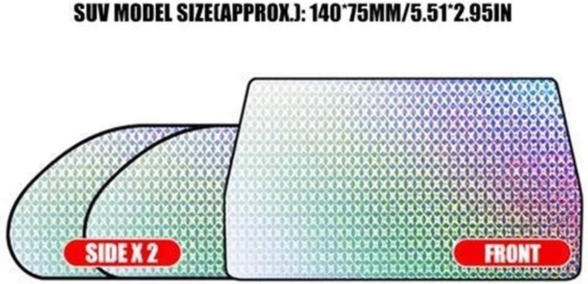 Windshield Sunshade Universal Hassle-Free Car Sunshades Keep Your Vehicle Cool UV Sunlight and Heat Reflector Car - ShopVlot