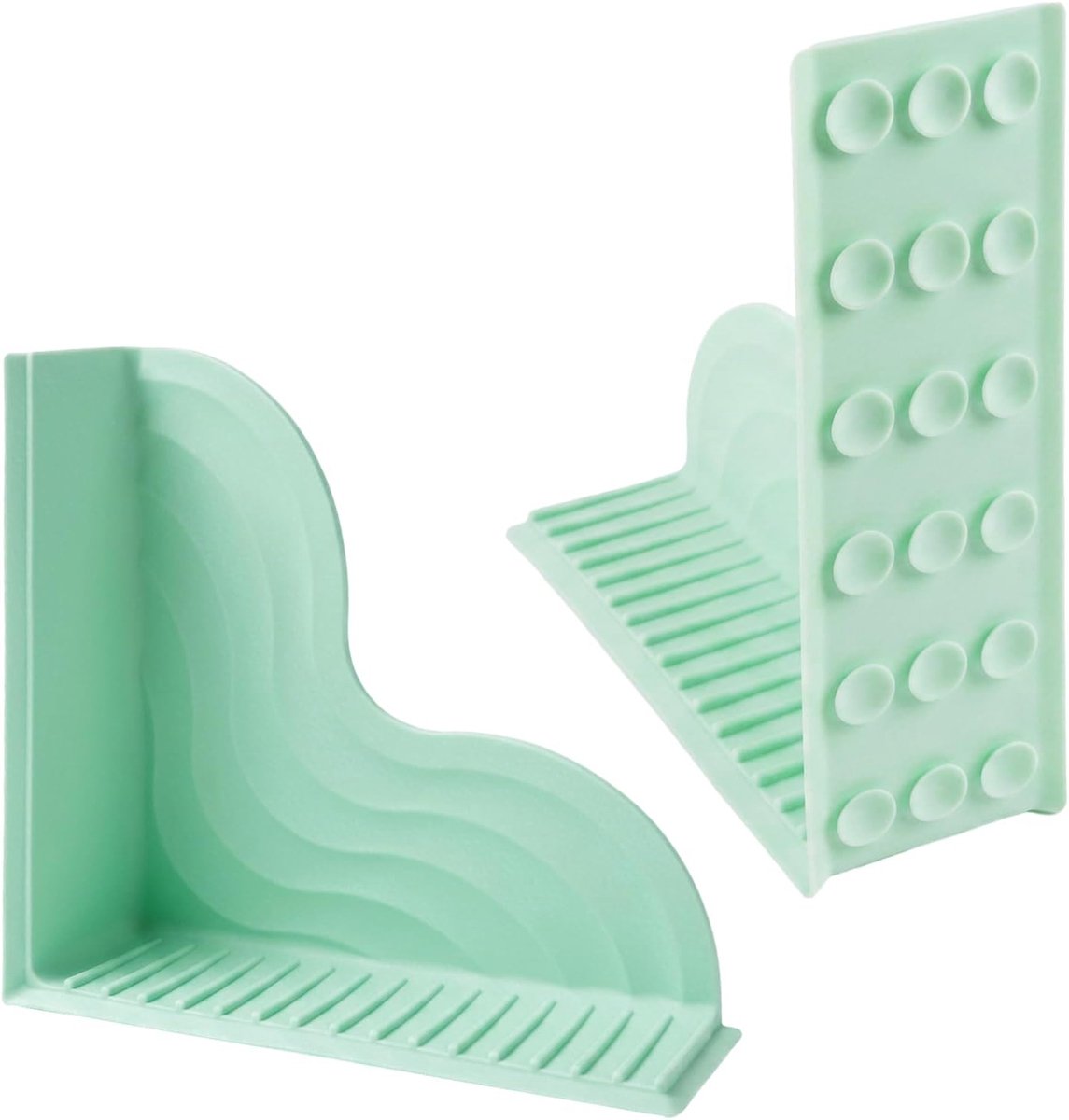 Spatbescherming voor de keuken, 25 x 24 x 8 cm, spatbescherming, zuignap - ShopVlot