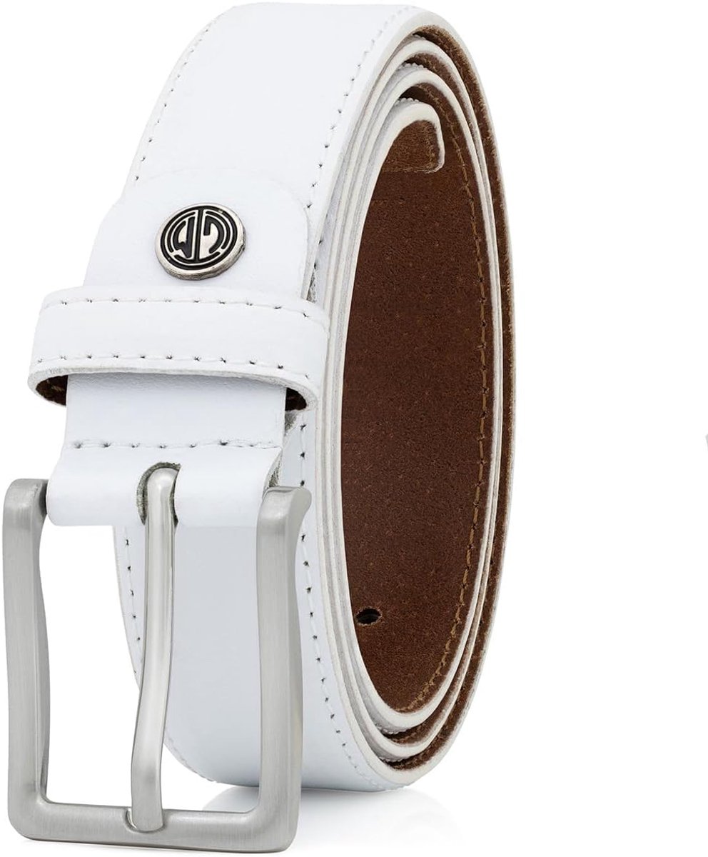 Leren riem 30 mm breed - rundleer - verkortbaar - geschikt voor heren XXL - ShopVlot