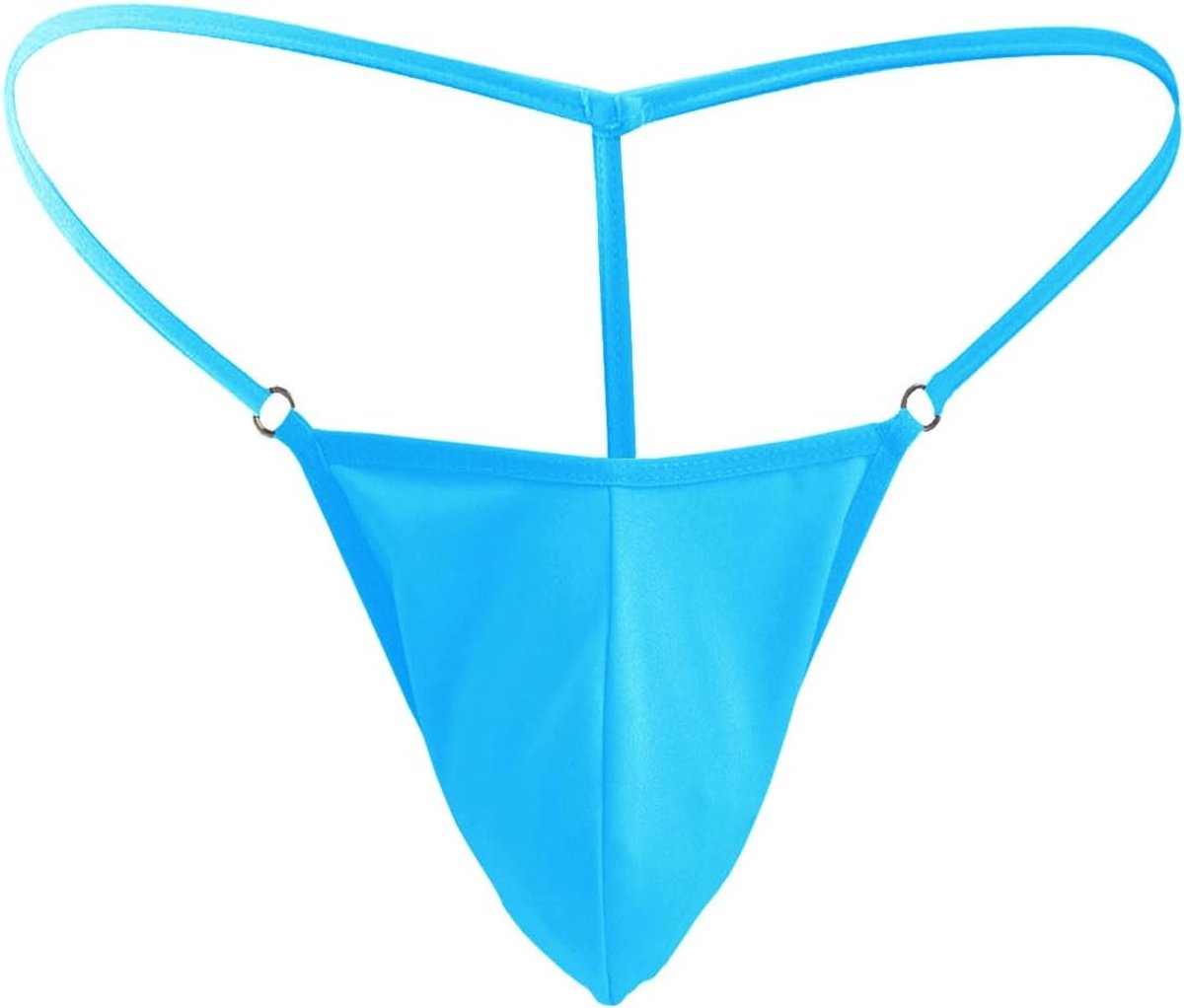 Mannen String Ondergoed - Lichtblauw - Klassieke Taille - Sexy Pasvorm voor Comfort - ShopVlot