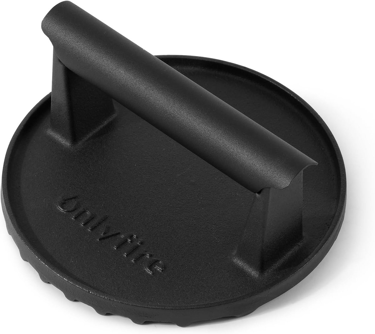 Smash burger press - groot (Ø15.2cm) - gietijzer - hittebestendige handgreep - perfect voor hamburgers - ShopVlot