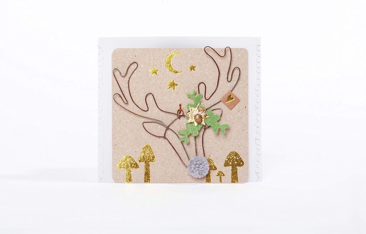 Sieraden good old friends - hert en paddenstoelen - winterse kaartjes - voor lieve woorden - ShopVlot
