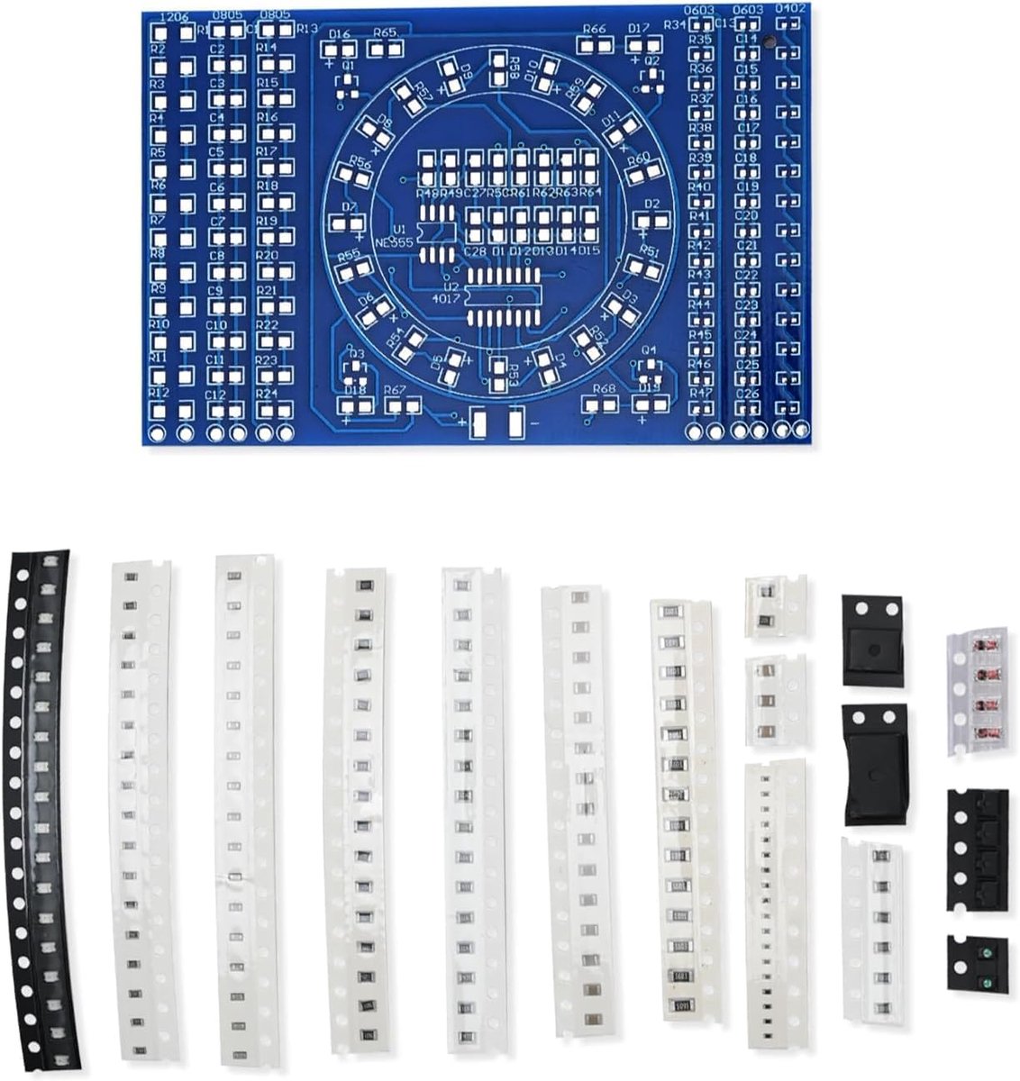 Soldering oefenbord SMD - 125 componenten - 274 soldeertips - Verbeter je soldeervaardigheden - ShopVlot