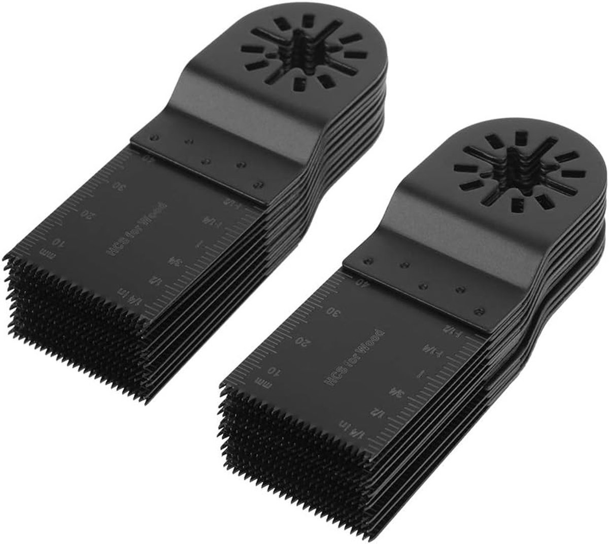 Multifunctionele Oscillerende Zaagbladen Set van 20 Stuks, 34mm Universele Bladen voor Precisie en Snelle Vervanging, Ideaal voor Reparatie en Snijden