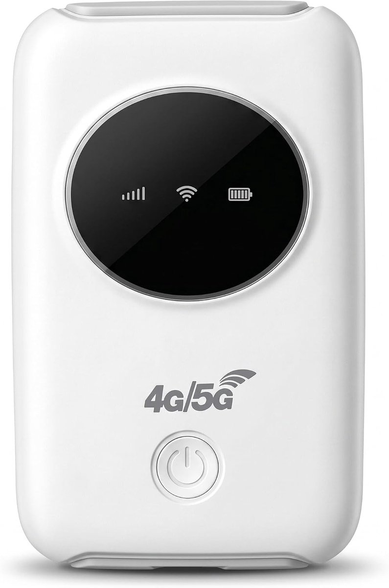 Mobiele Wifi Hotspot - 3200mAh batterij - Ondersteunt 10 apparaten - Ideaal voor onderweg - ShopVlot