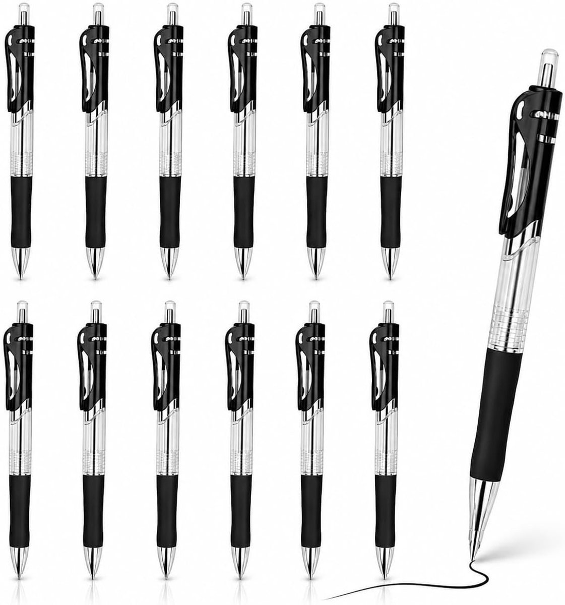 Balpen 0,5 mm - intrekbare zwarte inkt - sneldrogend - voor notities - ShopVlot