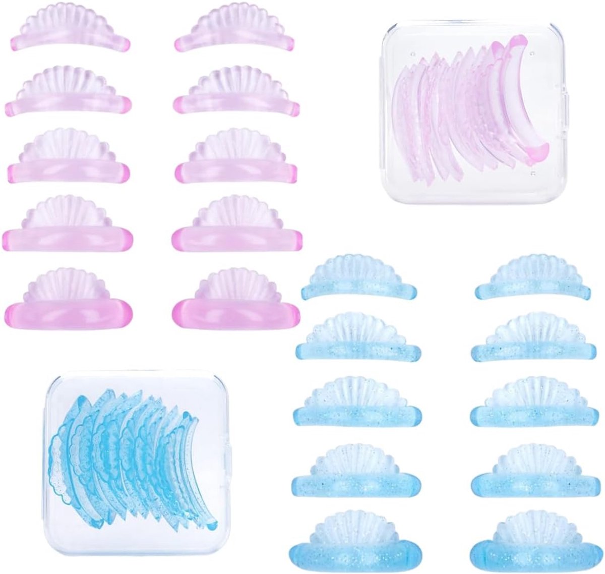 Wimperlifting Pads Pack van 20 - Silicone Wimperkrullers - Herbruikbare Laminatie Rollers - Voor Perfecte Wimperlifting - ShopVlot