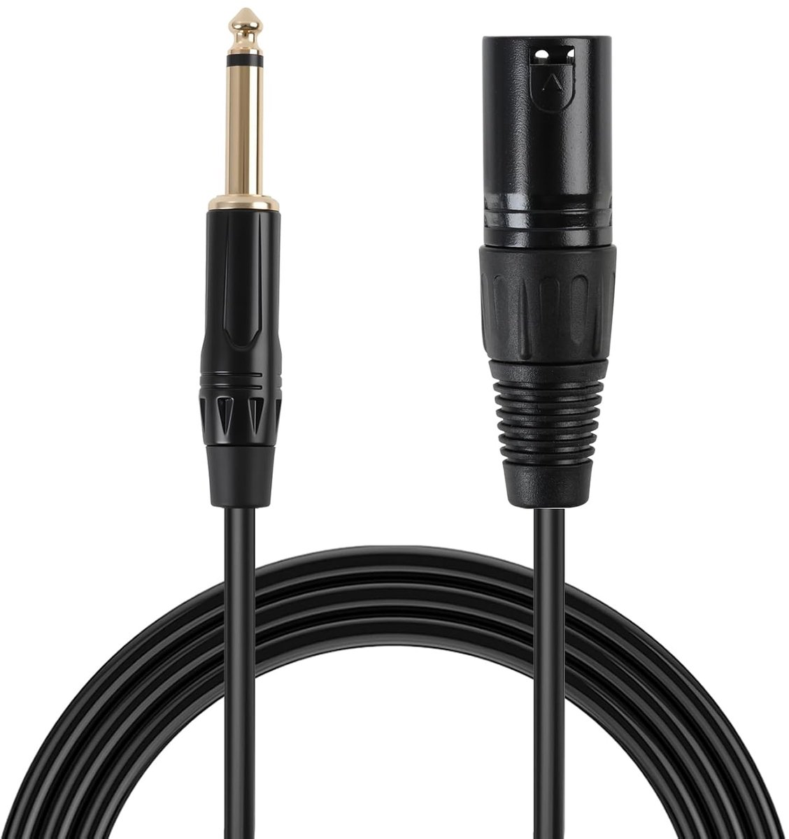 Jack 6.3 TRS naar XLR kabel 1m - Symmetrische verbinding - Professionele geluidskwaliteit - ShopVlot