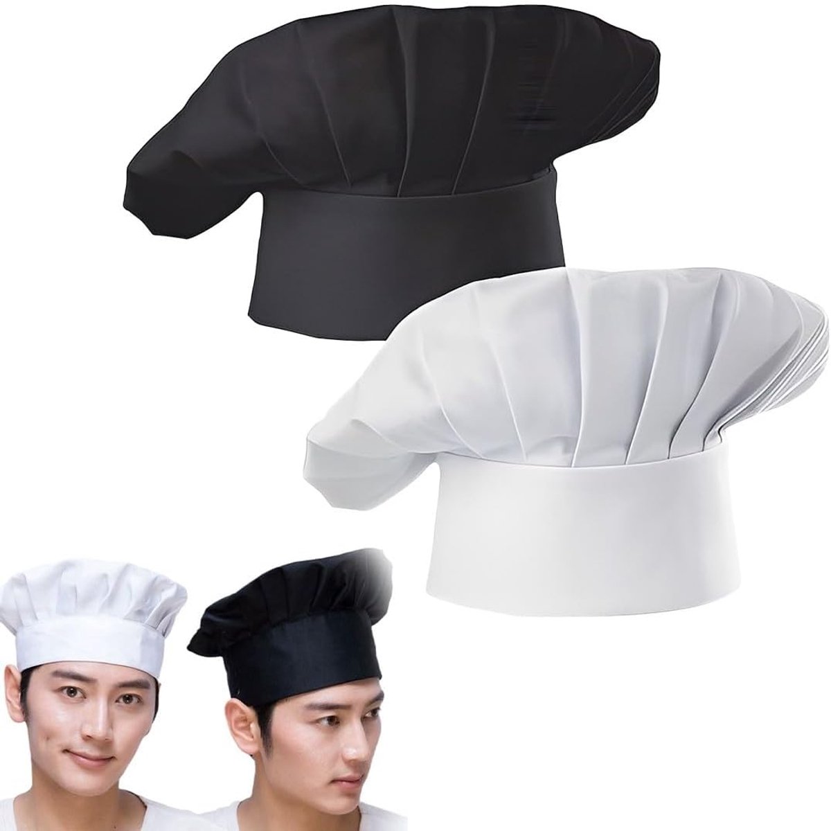 Koksbuis 2-pack - Unisex - Katoen - Verstelbaar - Professioneel gebruik - ShopVlot