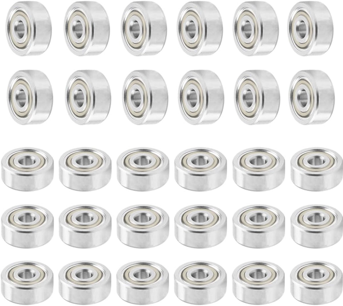 Kogellagers 3x10x4mm - Carbon staal - Dubbel afgeschermd - Ideaal voor skateboards en scooters - ShopVlot