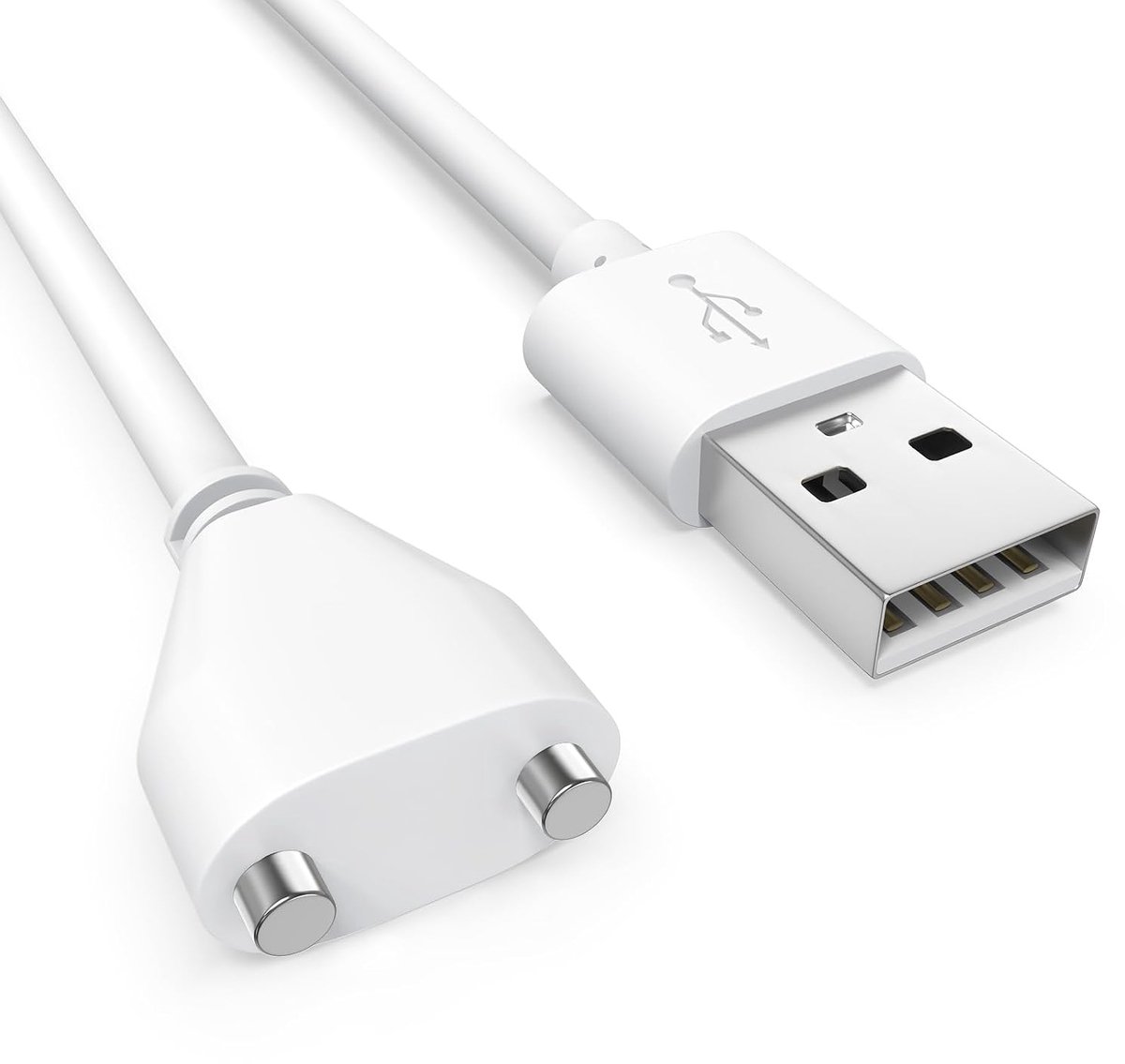 Magnetische Oplaadkabel 2 Pin 10mm - 2,7Ft USB Vervangingskabel - Snelladen - Geschikt voor oplaadbare apparaten - ShopVlot