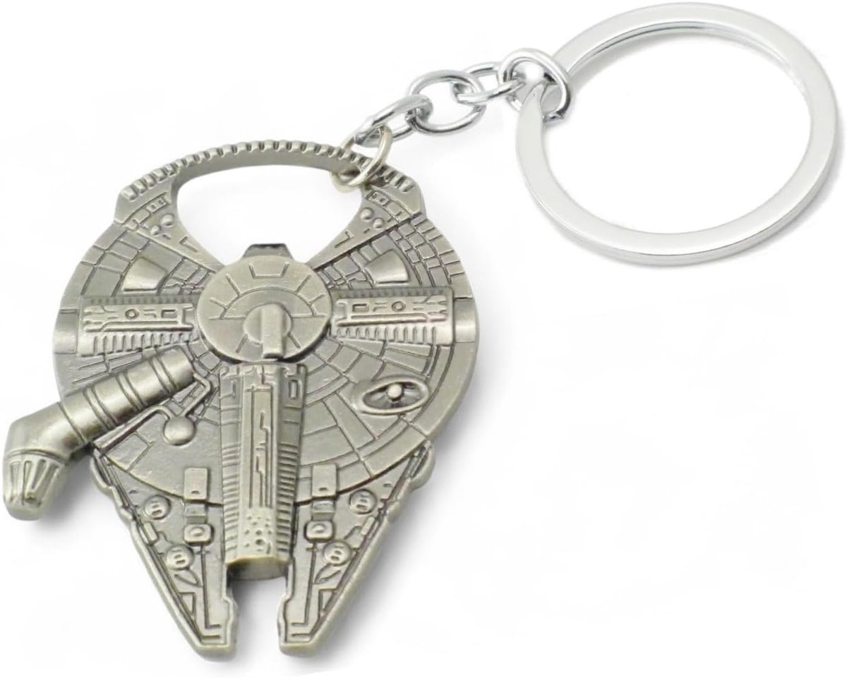 Flesopener ruimteschip met sleutelhanger - uniek design - perfect voor feestjes - ShopVlot