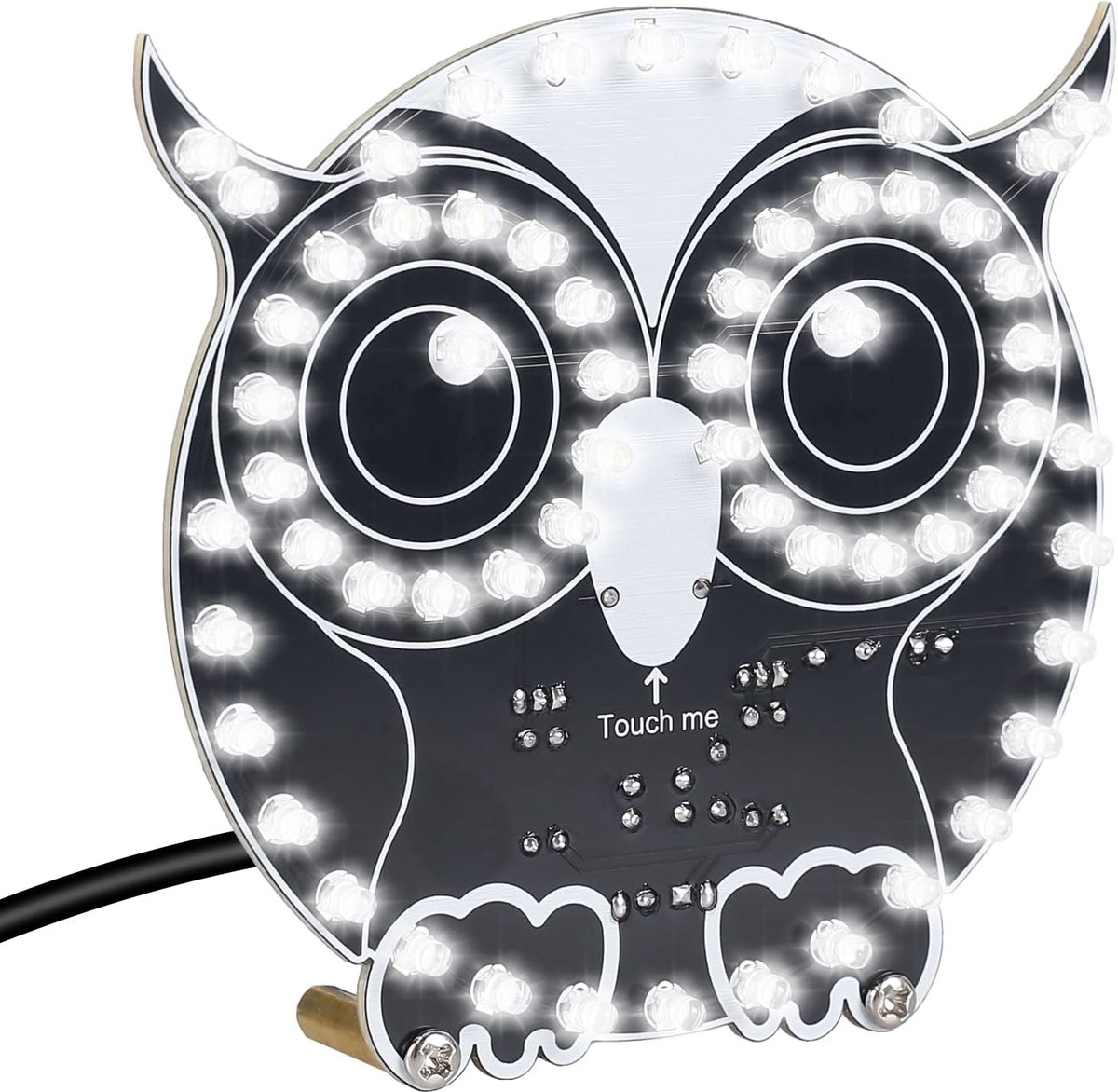 DONGKER Soldering Kit, Owl Shaped LED Light Solder Practice Set, DIY Electronic Kits for Beginner, Education and - ShopVlot