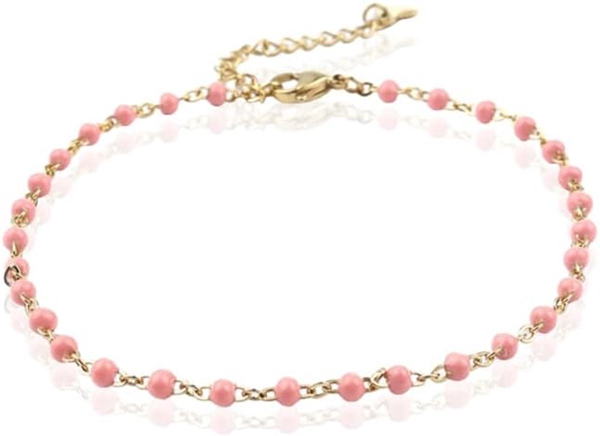 Enkelband Emaille Lichtroze - ShopVlot