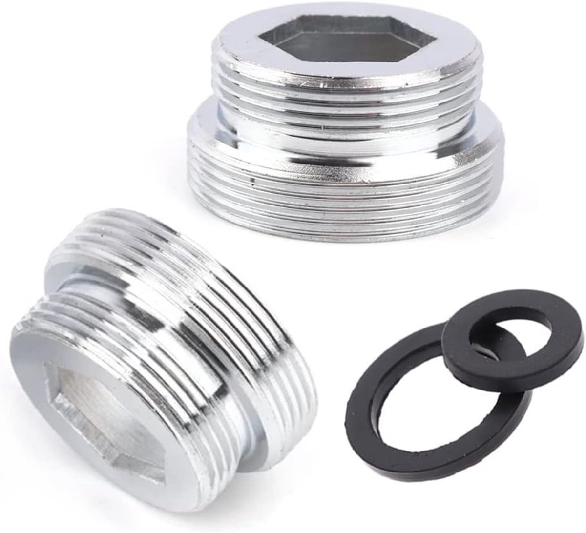 Faucet Aerator Adapter, 22mm Standard Male to Male Thread Faucet Aerator Connector, Brass Water Purification Filter - ShopVlot