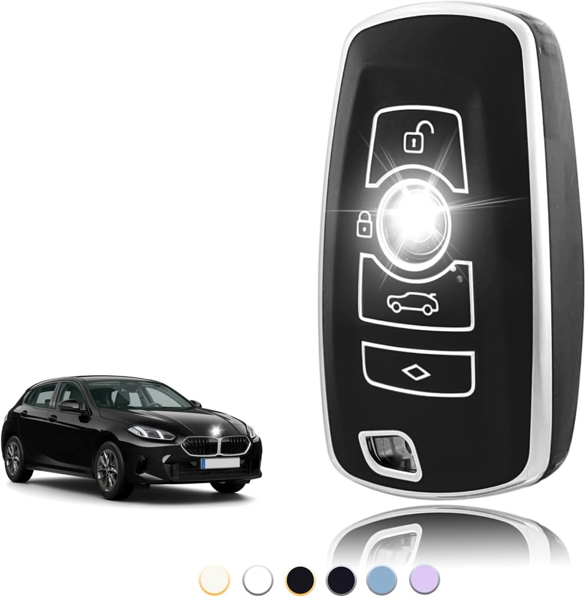 Key Cover TPU, Car Key Cover Fit For BMW 1/2/3/4/5/6/7 Series X1 X3 X4 M3 M4 M5 F10 F20 F25 F30 F80 520 525 116i 118i - ShopVlot