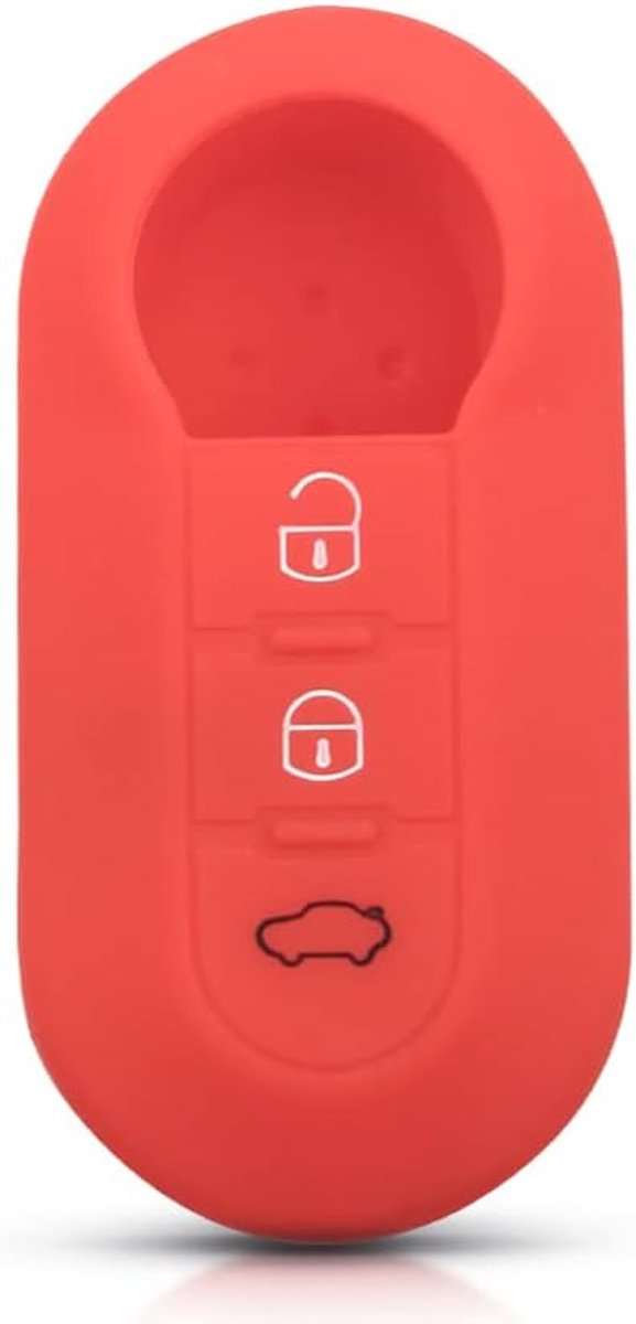 SALPIE Key Case Accessories Spare Parts Key Cover Car Remote Control 3 Keys Compatible with Fiat Lancia (Red - ShopVlot