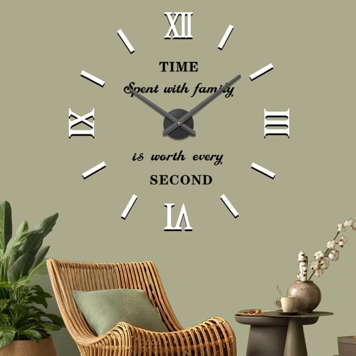 Vangold Design wall clock for church (white color) - ShopVlot