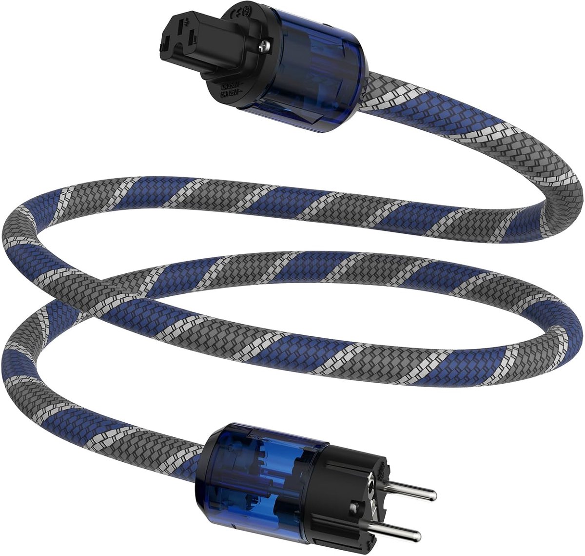 Tertullus HiFi High End power cable C15 power cable HiFi Audio device cable With grounded plug & device plug (P037 - ShopVlot