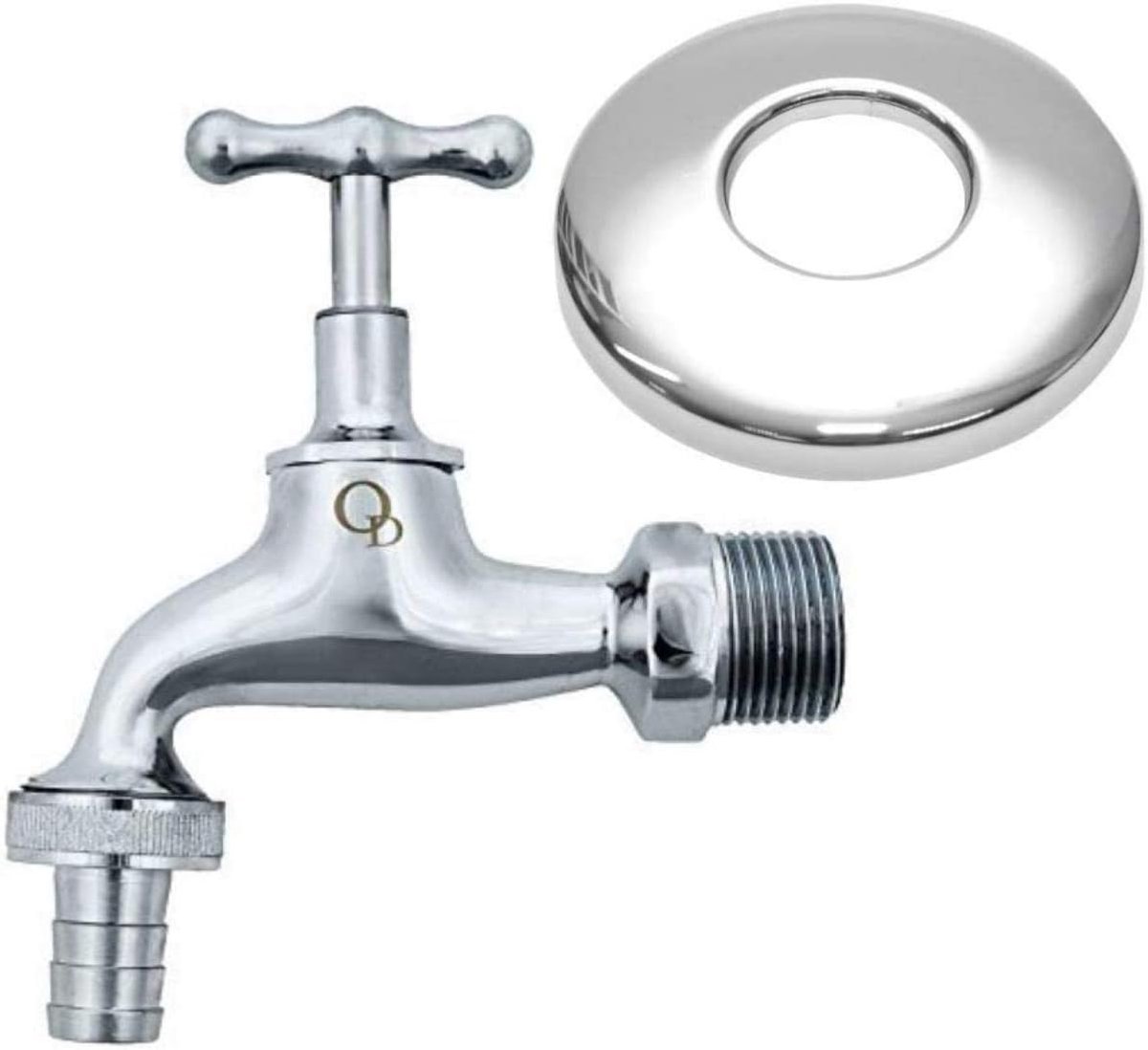 Chrome Garden TAP High Quality + Garden Hose Plug - ShopVlot