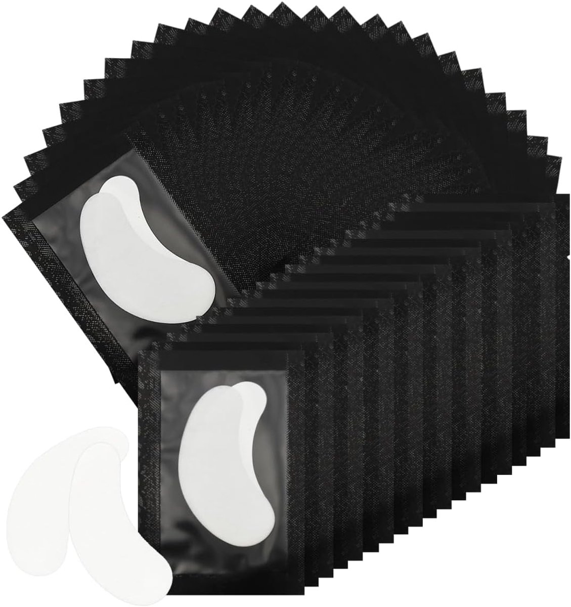 60 Pairs Eye Pads for Eyelash Extensions, Eyelash Pads, Bottom Eye Gel Patches, Eyelash Extension Eyelash Pads - ShopVlot