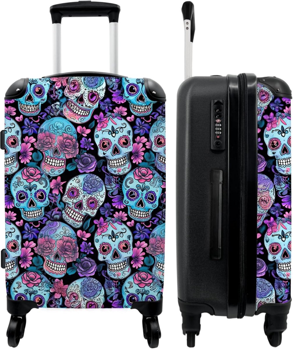 NoBoringSuitcases.com Suitcases competition, Skull Pattern, suitcase - ShopVlot