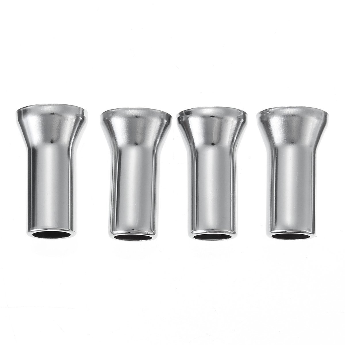 Solidchoice - Set van 4 Chromen Ventieldoppen voor Auto's