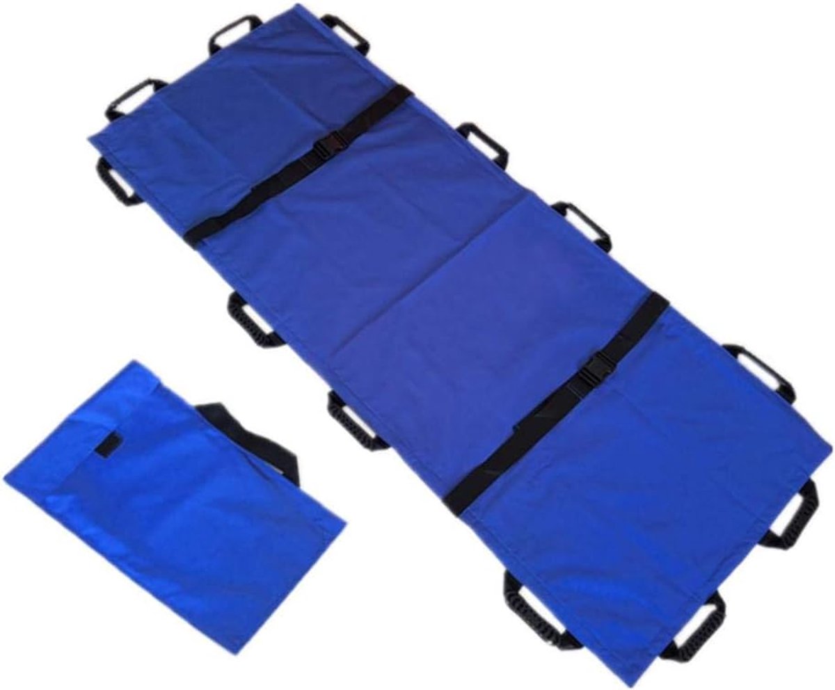 Portable Stretcher Waterproof Soft Stretcher 12 Handles Emergency Relief Folding Stretcher For Hospital Sport Venues - ShopVlot
