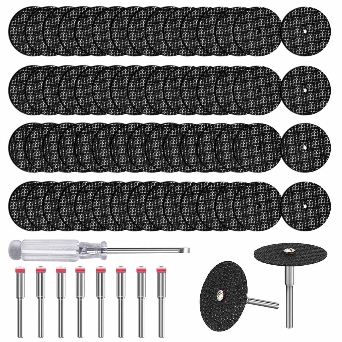 Saw Blades Cutting Disc Set for Dremel Mini Metal Circular Saw Blade with 8 Pieces Shooting Paths Rotary Tool - ShopVlot