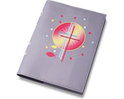 LParkin Gotteslob Cover Communion with cross Fish for vocal book of the Catholic Church 15x22cm Grey Blue - ShopVlot
