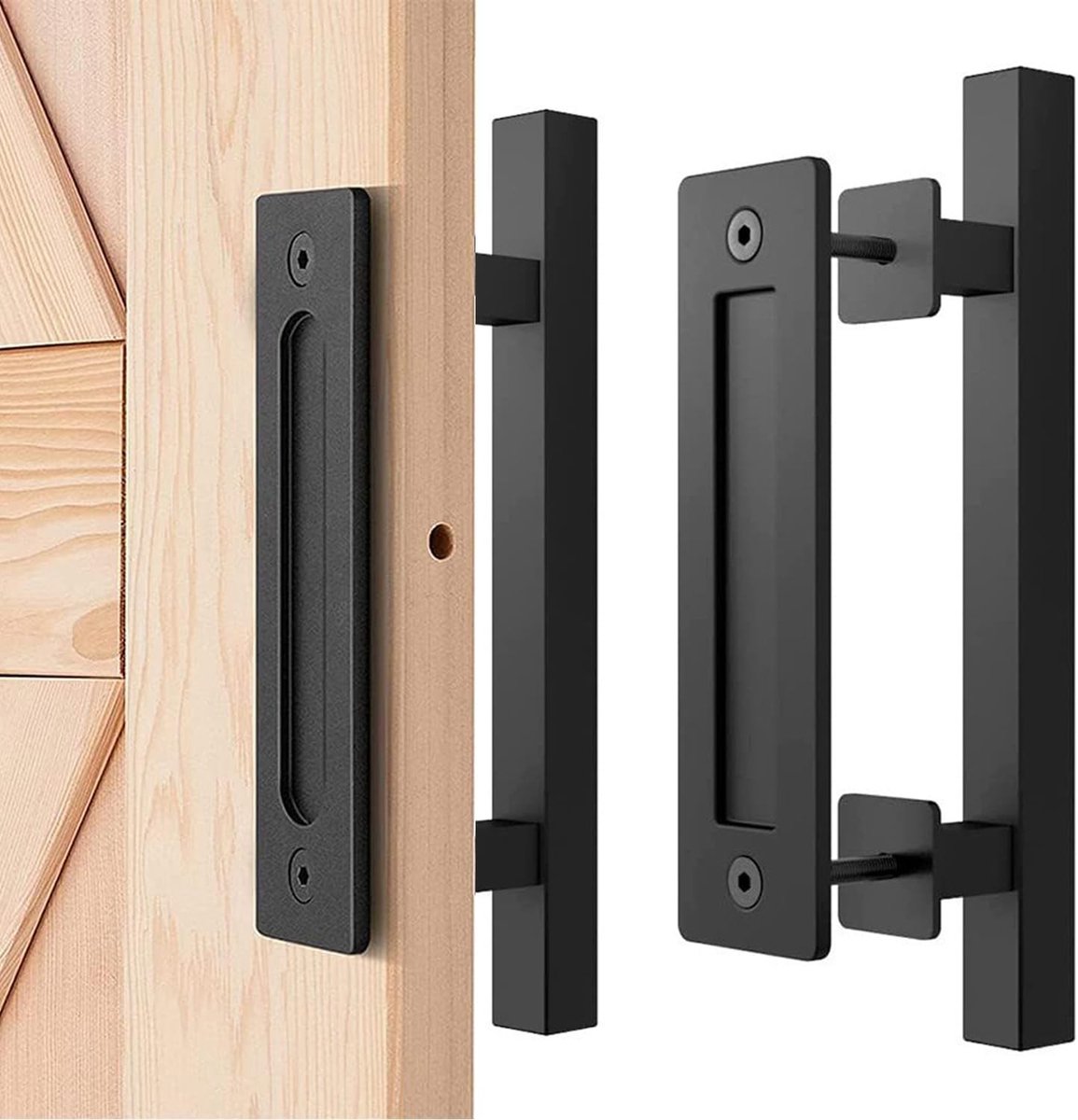 Barn Gate Handle Sliding Door Handle Black Door Handle Sliding Door Handle Kitchen Handles Sliding Door Handle High - ShopVlot