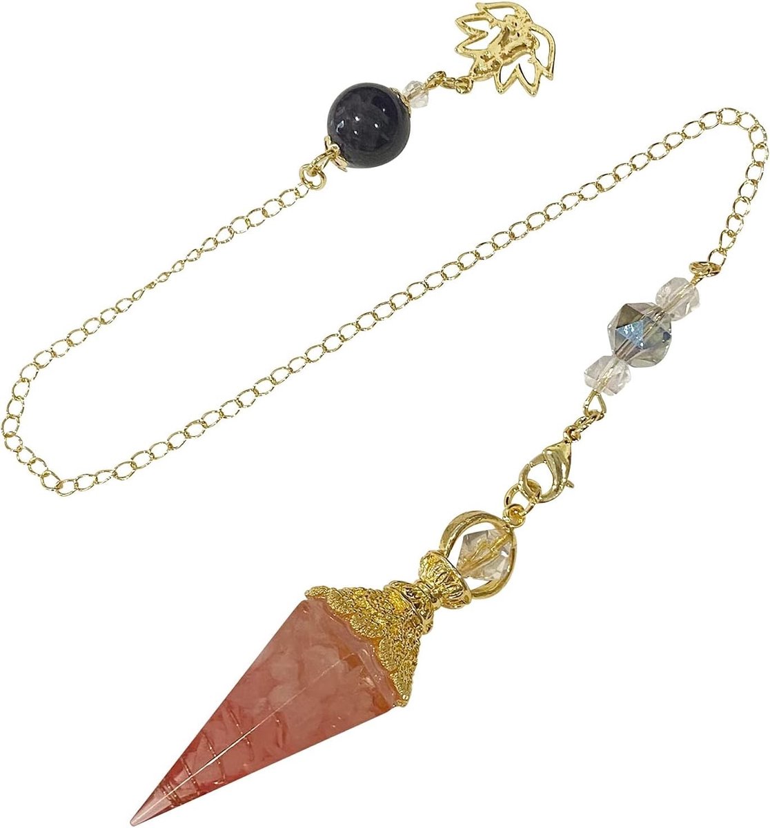 Solidchoice - Pendulum met Chakra Edelstenen voor Reiki en Meditatie