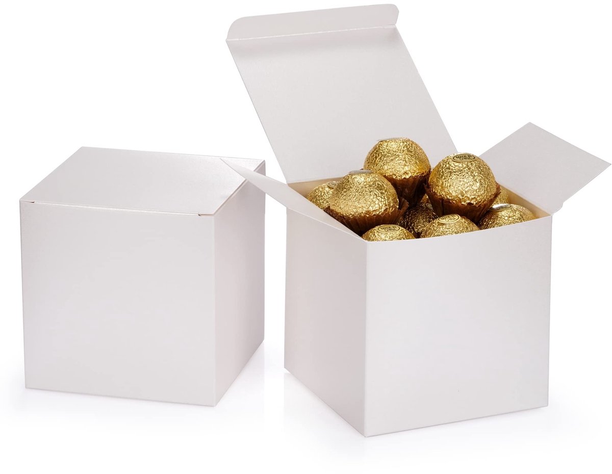 Solidchoice - Set van 12 Vintage Cadeauboxen met Lids