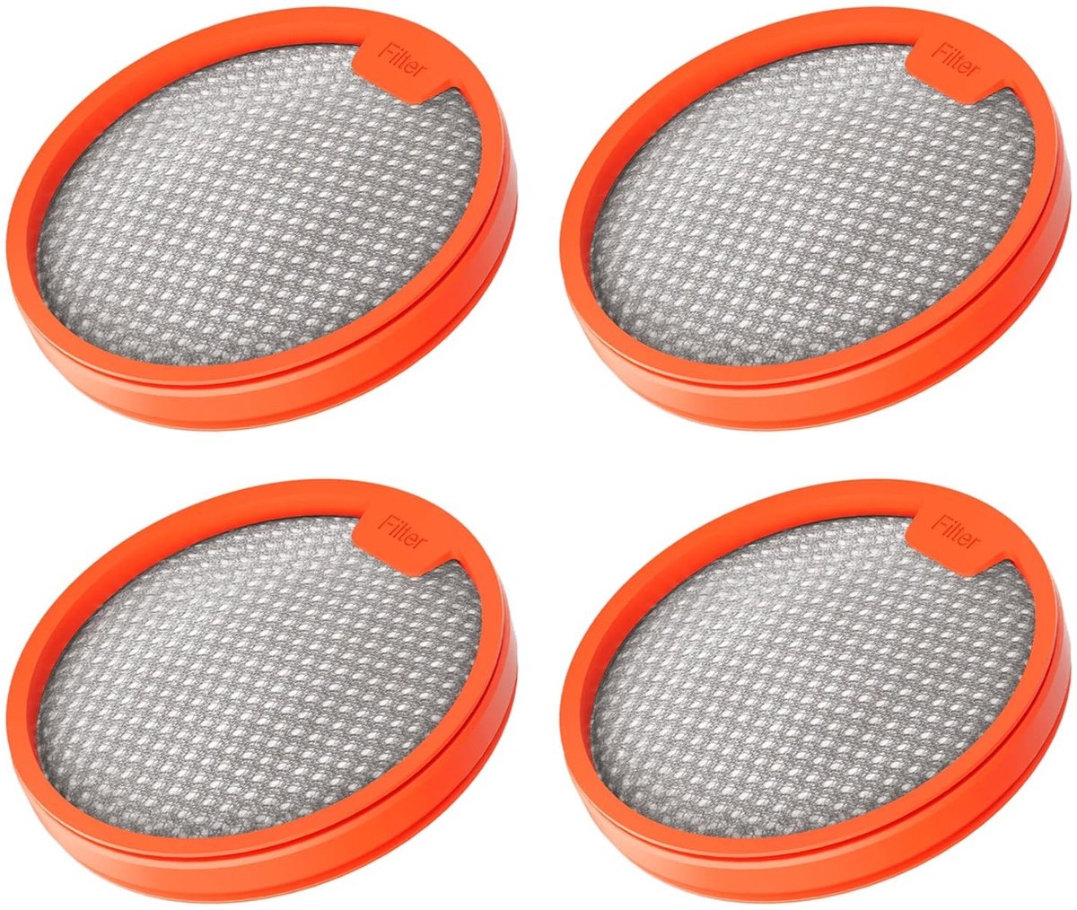 Solidchoice - 4 Wasbare Voorfilters voor Handstofzuigers
