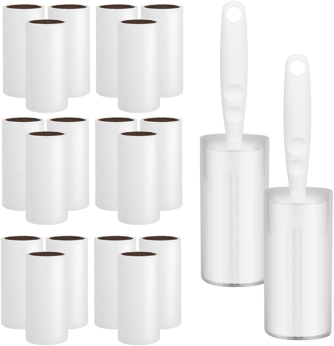 Solidchoice - 20 Rollers Lint Roll voor Haarverwijdering met Handvatten