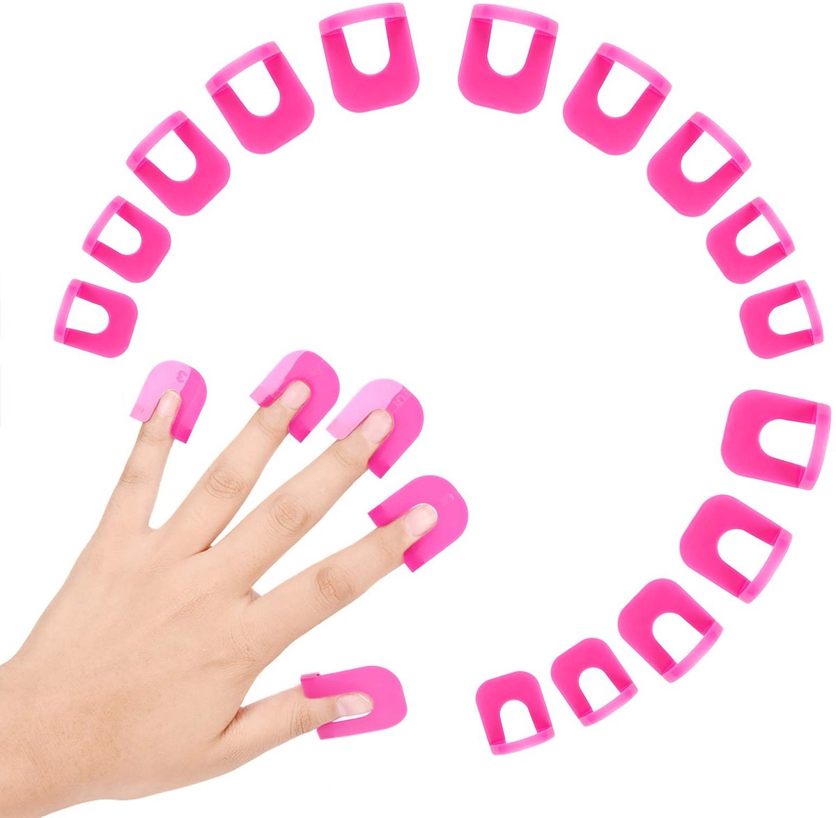 Solidchoice - 26-delige Nagellak Sjabloon Set voor Manicure