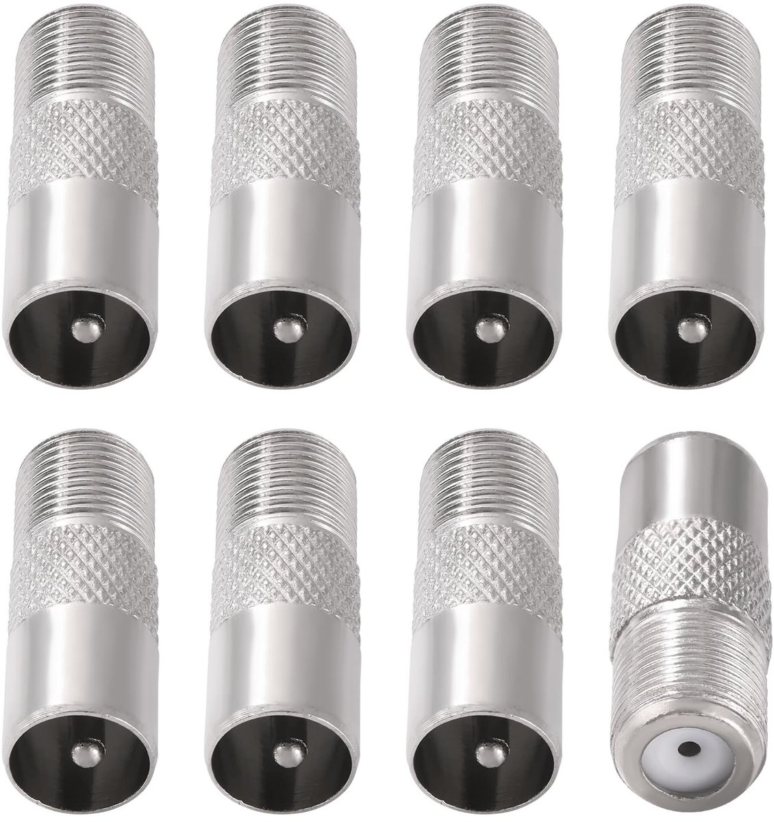 Solidchoice - Set van 8 Coaxiale Antenne Adapters F naar RF