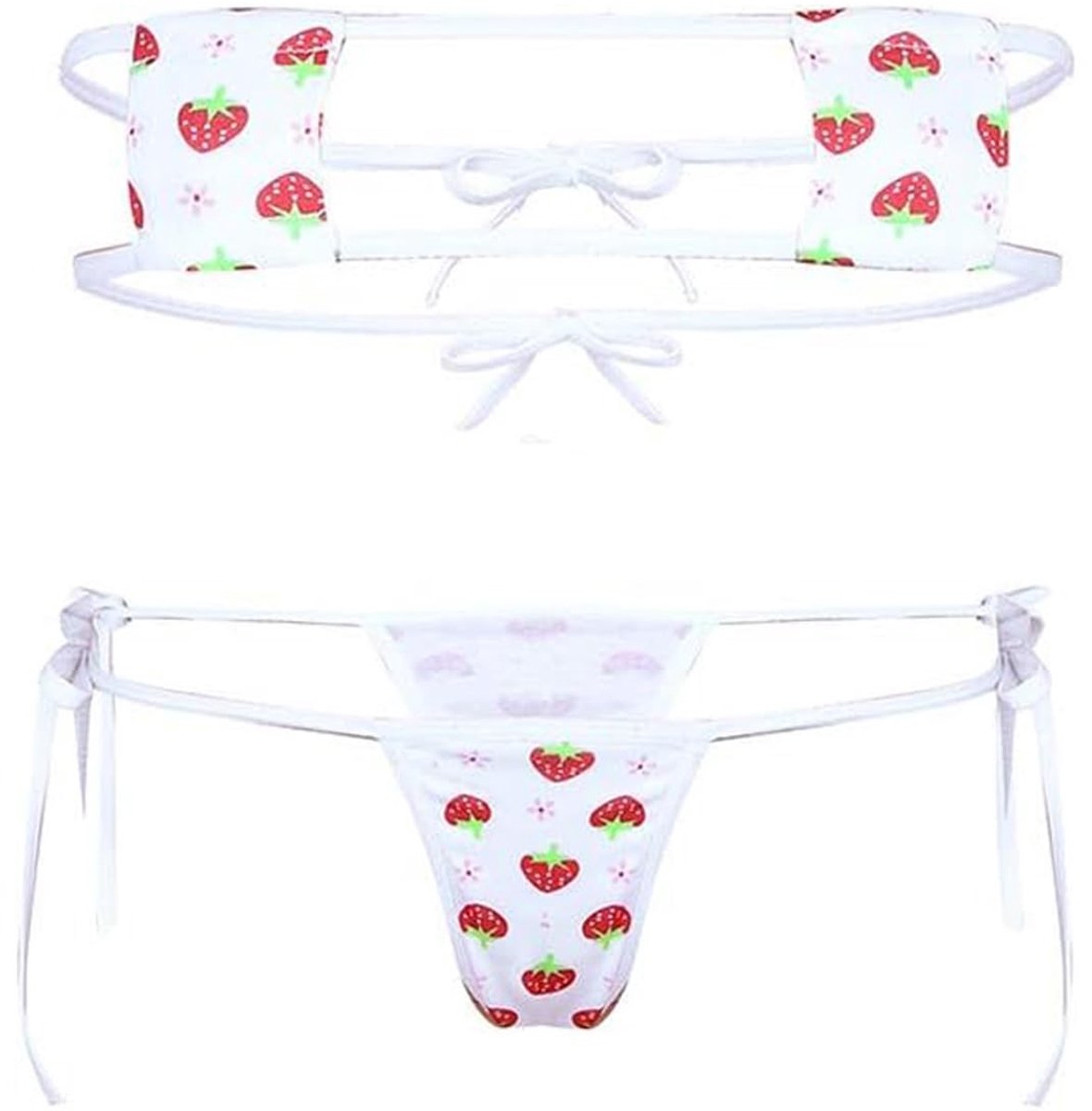 Solidchoice - Sexy Triangle Bikini Set met Kattenpootjes Motief