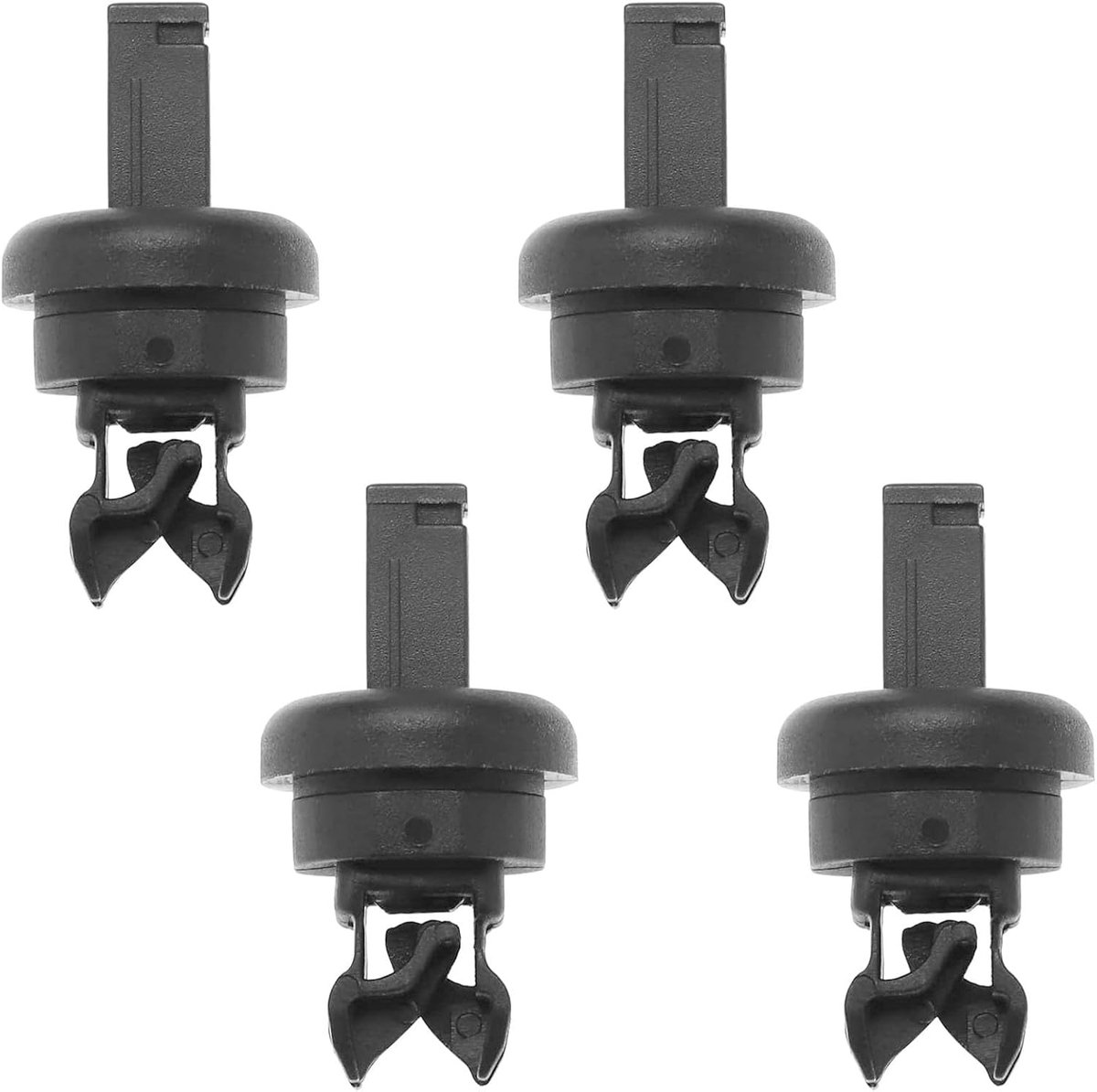 Achterdragerclips set van 4 - kunststof - stevige bevestiging - voor Renault en Nissan - ShopVlot