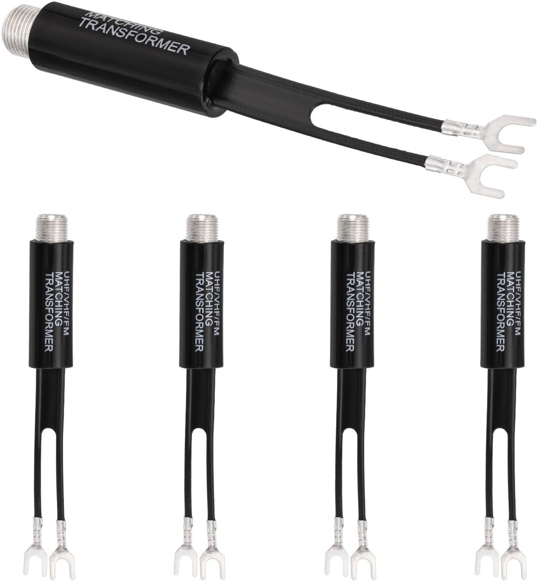Solidchoice - Set van 5 UHF/VHF/FM Balun Antenneconnectoren