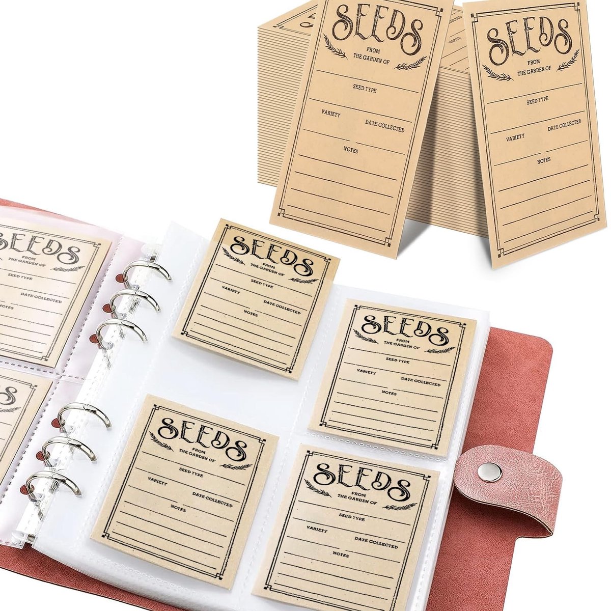 Solidchoice - Set van 100 Zelfklevende Opberg Enveloppen voor Tuin en Organisatie
