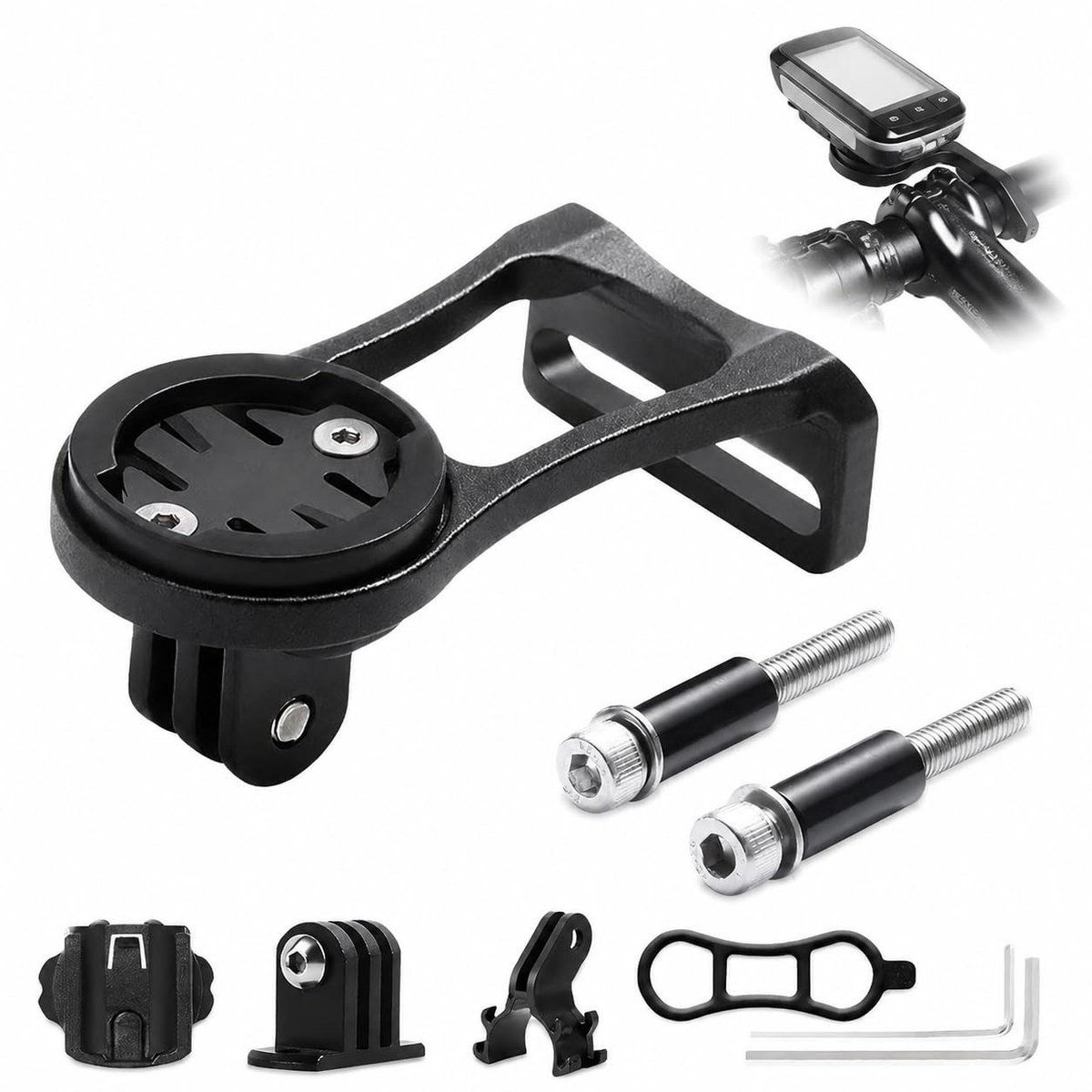 Solidchoice - Multifunctionele Fietscomputer Beugel met Accessoires