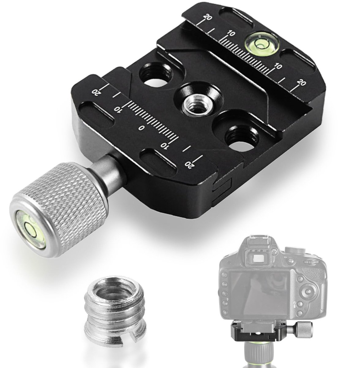 Solidchoice - Universele Quick Release Plate Clamp voor Statief met 4-Pins Aansluiting