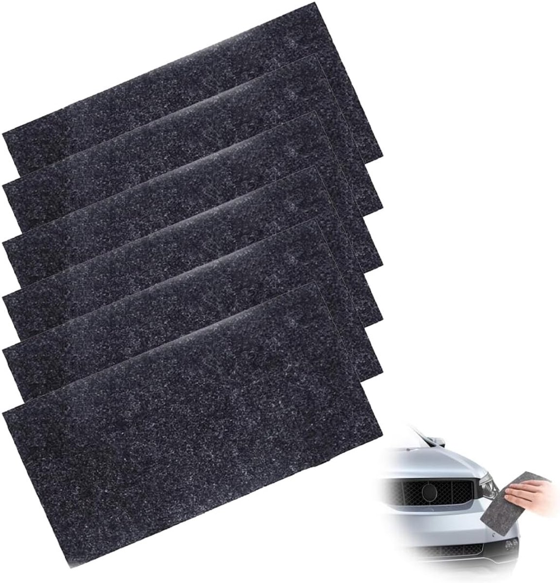 Polijstdoek Nano Sparkle - 6 Stuks - Originele Nano Sparkle Doek - Voor Krassen Verwijderen - ShopVlot