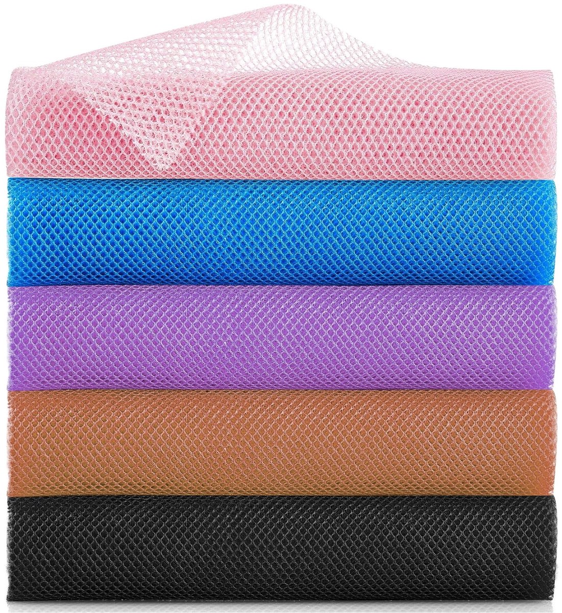 Solidchoice - Set van 5 Nylon Afrikaanse Net Sponges voor Lichaamsverzorging