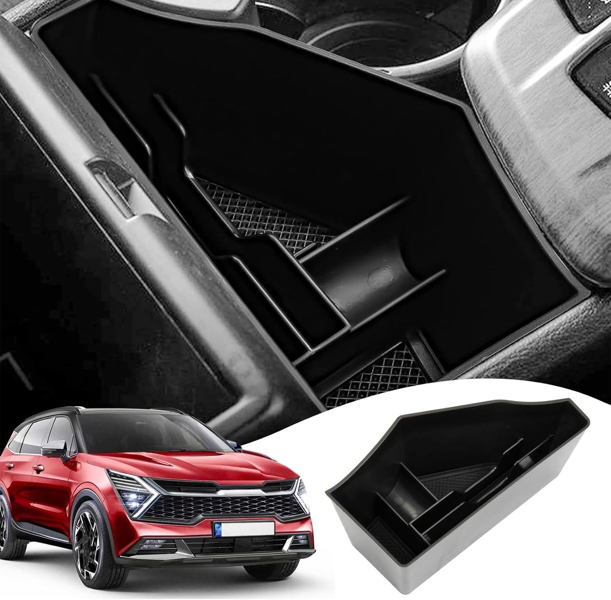 Car Organizer opbergdoos voor Kia Sportage NQ5 2022-2024 - Duurzaam ABS - Multifunctionele interieuraccessoires - ShopVlot