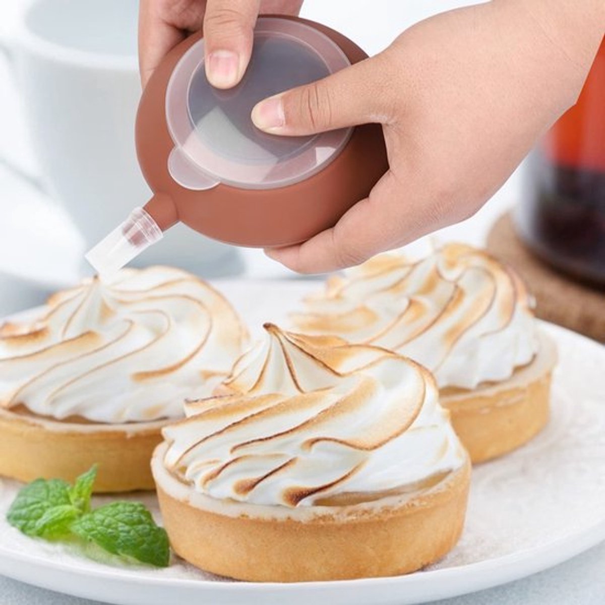 Grote siliconen macaronenpot, bakdecoratie, banketbakkersroom, cakemondstuk, antislip, herbruikbaar, hittebestendig siliconen bakgereedschap voor aantrekkelijke taarten en macarons